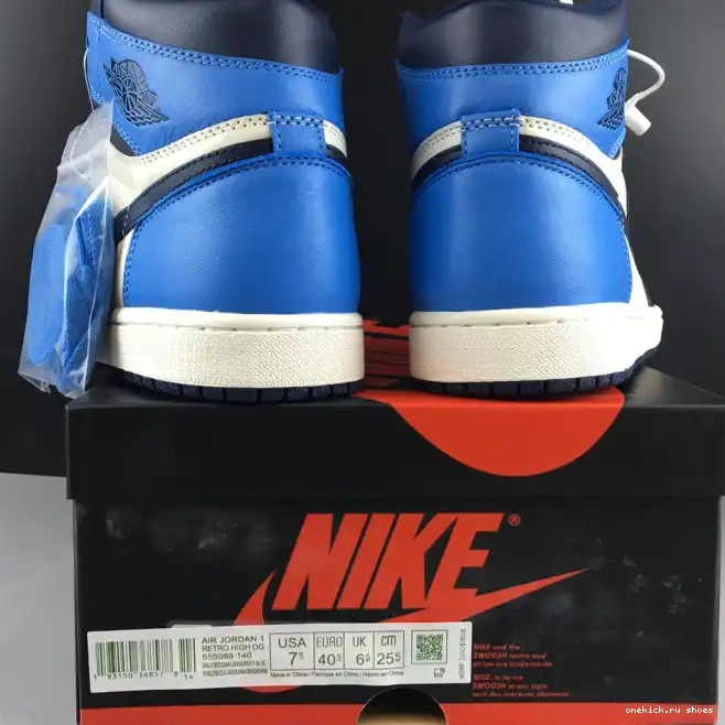 Rep High 1 555088-140 Jordan Retro Air OG Obsidian 0517
